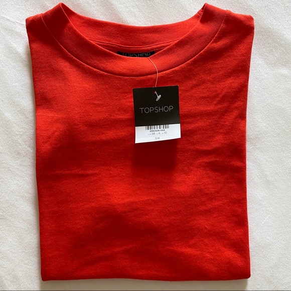 Topshop Tops - (New) Topshop Red T-Shirt